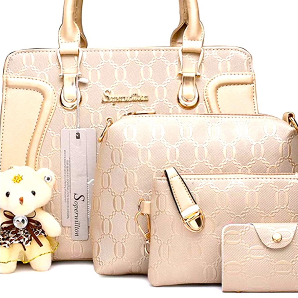 Beige Soperwillton Women tote bag